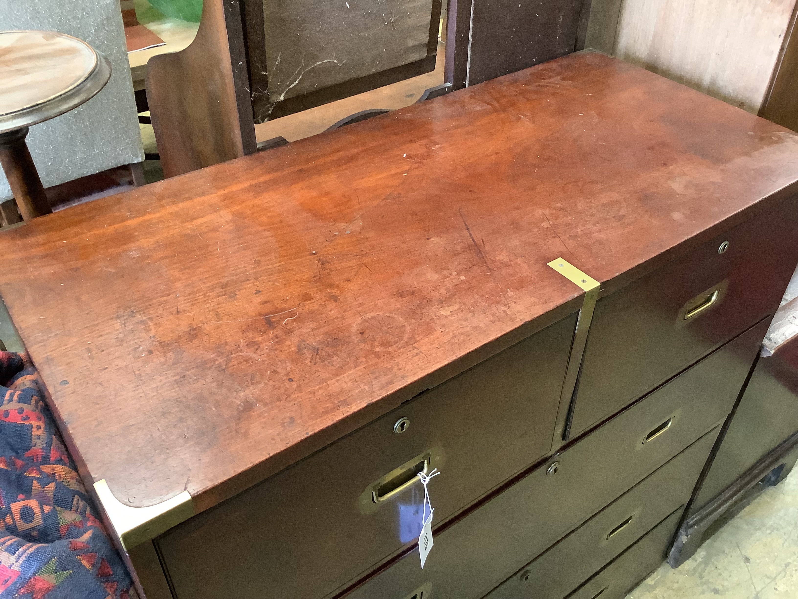 A 19th century military chest